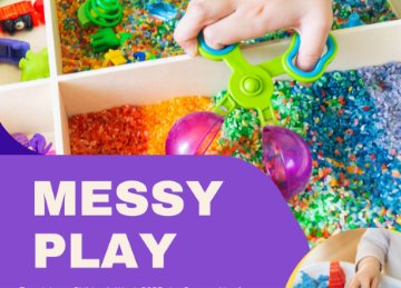 Image of childrens hand in slime